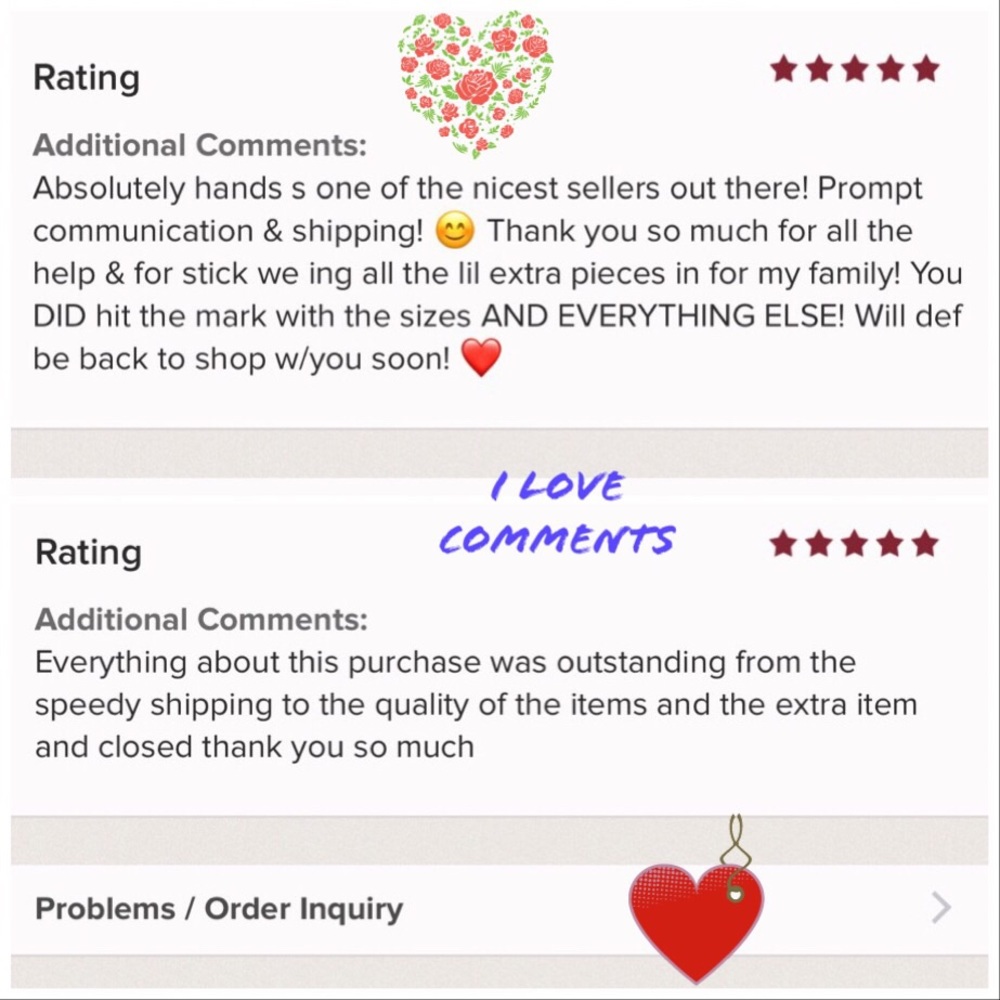 COMMENTS MEAN A LOT 💗💗💗